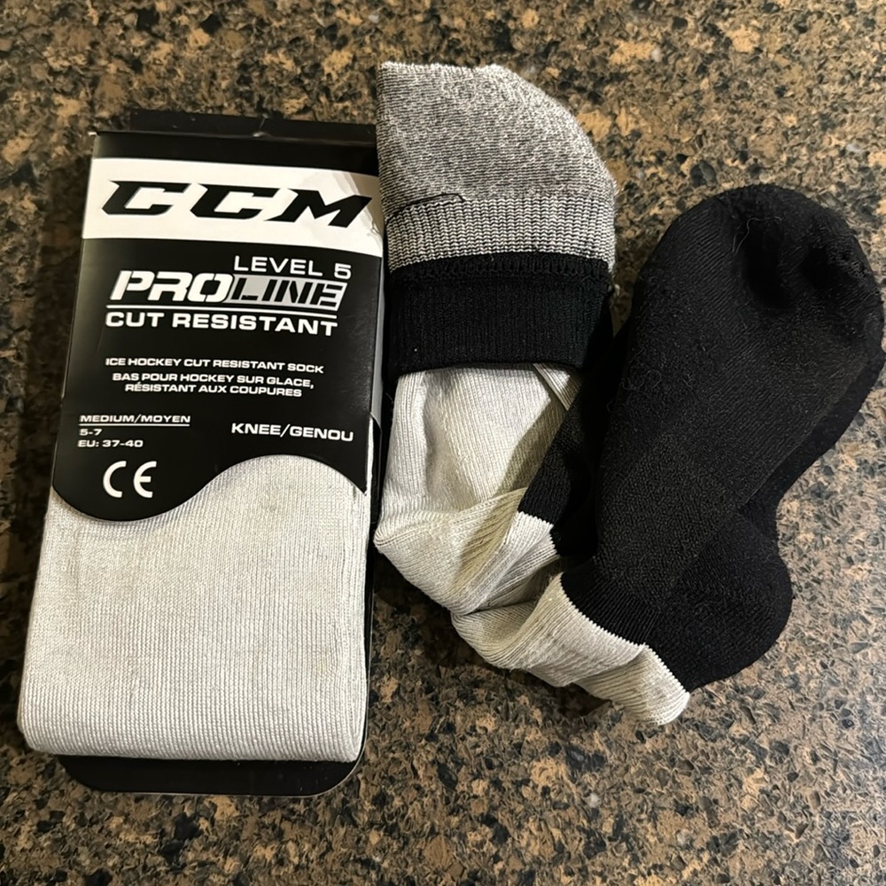 CCM Youth Cut Resistant Hockey Socks